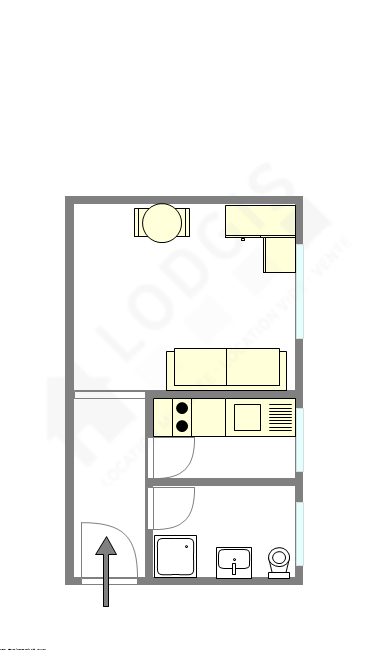 Appartement Paris 7° - Plan interactif