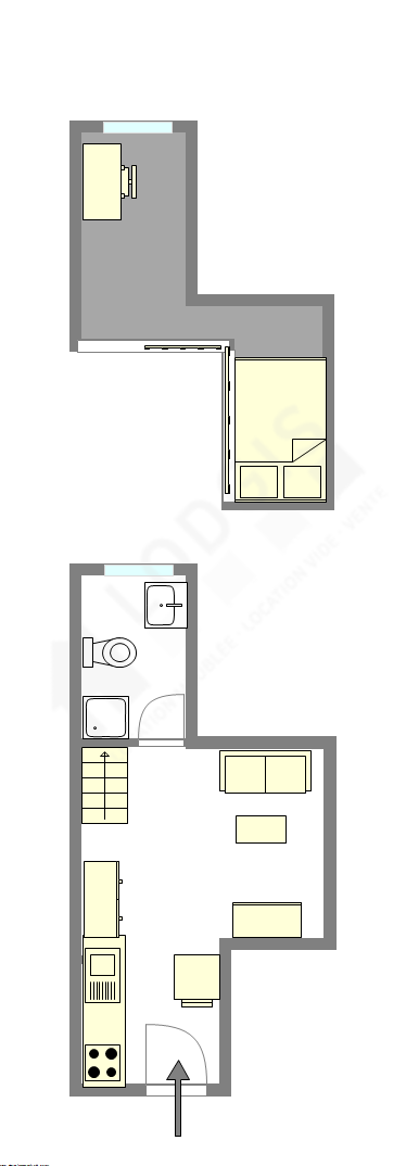 Appartement Paris 11° - Plan interactif