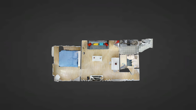 Appartement Paris 16° - Plan interactif