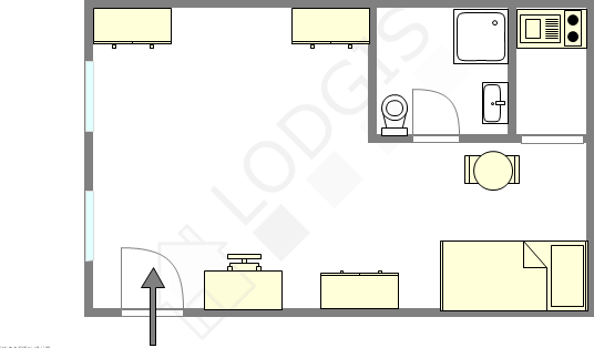 Apartamento París 5° - Plano interactivo