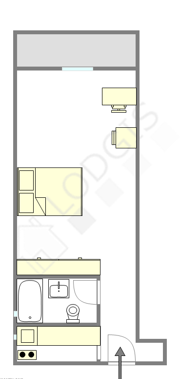 Apartamento Paris 8° - Plano interativo
