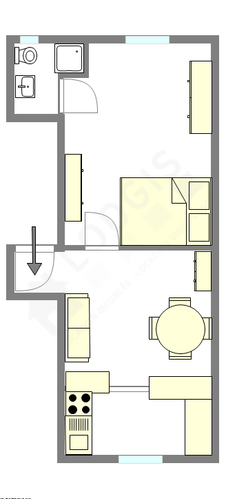 Wohnung Paris 7° - Interaktiven Plan