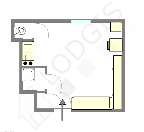 Appartement Paris 18° - Plan interactif