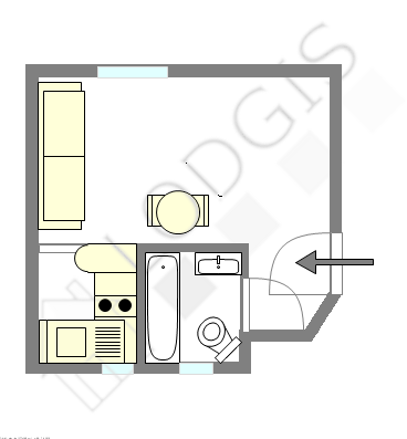 Appartement Paris 11° - Plan interactif