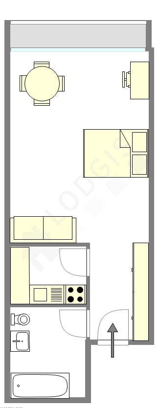 Appartement Haut de seine Nord - Plan interactif