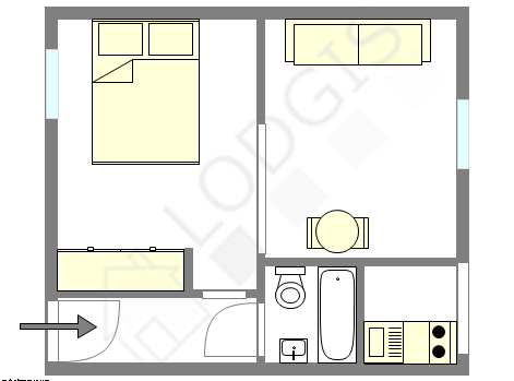 Apartamento Haut de seine Nord - Plano interactivo