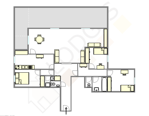 Appartement Haut de seine Nord - Plan interactif