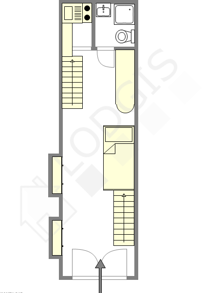 Appartement Paris 7° - Plan interactif