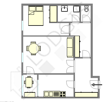 Apartamento Val de marne sud - Plano interactivo
