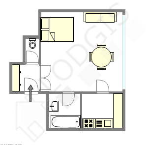 Appartement Haut de seine Nord - Plan interactif