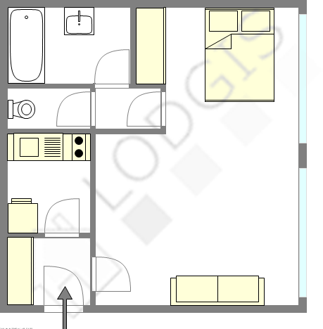 Appartement Paris 7° - Plan interactif