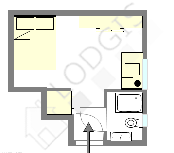 Appartement Paris 15° - Plan interactif