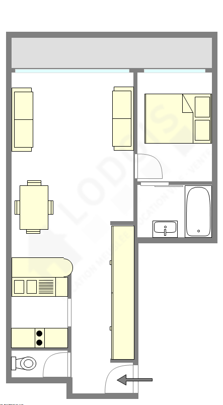 Appartement Haut de seine Nord - Plan interactif
