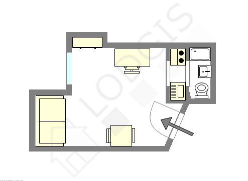 Appartement Paris 16° - Plan interactif