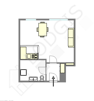 Apartamento Hauts de seine Sud - Plano interactivo