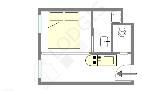 Appartement Paris 4° - Plan interactif
