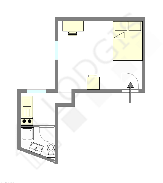 Appartement Paris 10° - Plan interactif