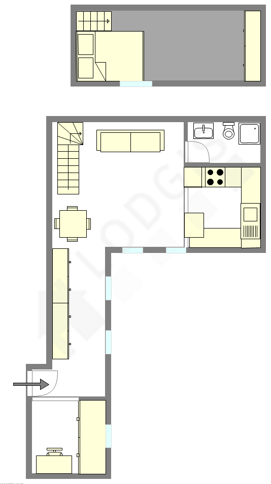 Appartement Paris 2° - Plan interactif