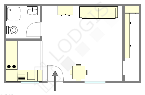 Appartement Haut de seine Nord - Plan interactif
