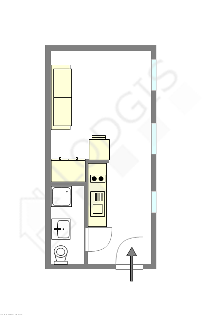Apartamento París 3° - Plano interactivo