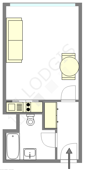 Appartement Paris 16° - Plan interactif