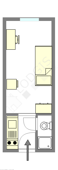 Appartement Paris 5° - Plan interactif