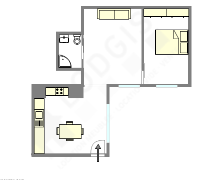 Appartement Paris 4° - Plan interactif