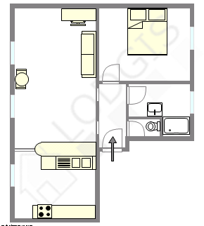 Appartement Haut de seine Nord - Plan interactif