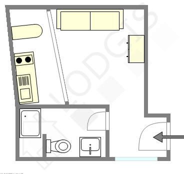 Apartamento París 11° - Plano interactivo