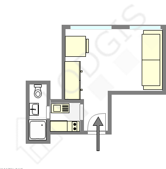 Appartement Paris 16° - Plan interactif