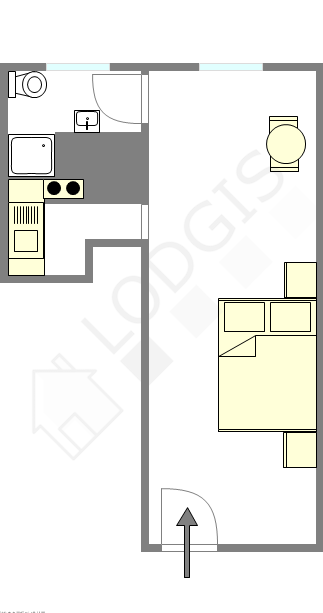 Appartement Paris 10° - Plan interactif