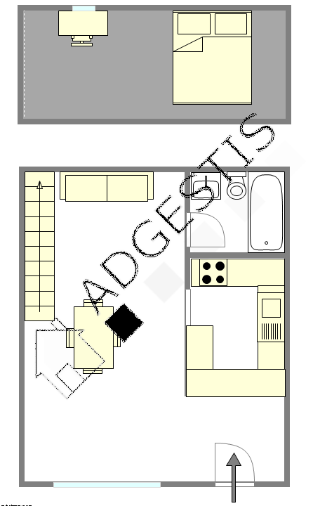 Appartement Paris 12° - Plan interactif