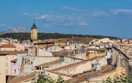 view of Aix en Provence city