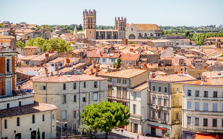vue ville Montpellier