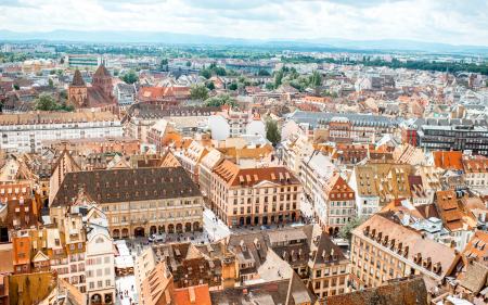 view of Strasbourg city