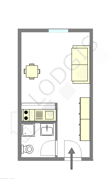 Apartamento Paris 10° - Plano interativo