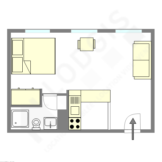 Apartamento Paris 4° - Plano interativo