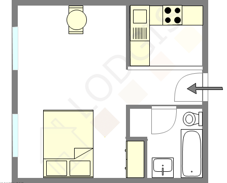 Apartamento Haut de seine Nord - Plano interativo